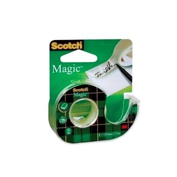 Banda adeziva Scotch Magic 19mmx7.5m cu dispenser