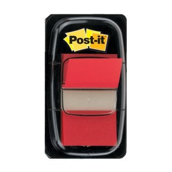 Index Post-it Clasic rosu 50 foite