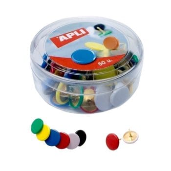 Pioneze colorate Apli 50 buc/um