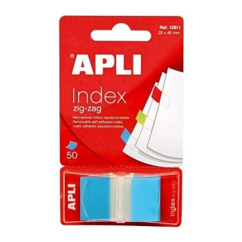 Index Apli Pop-Up albastru 25x45mm 50 file