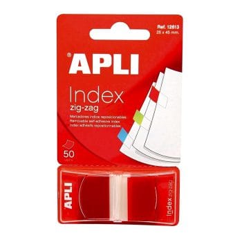Index Apli Pop-Up rosu 25x45mm 50 file