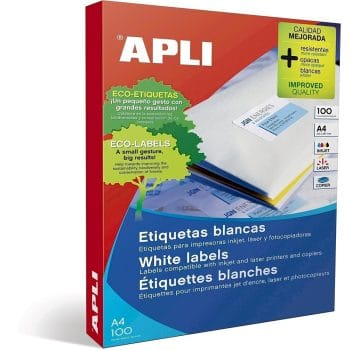 Etichete autoadezive Apli A4 70x42.4mm 2100 buc 100 coli/um