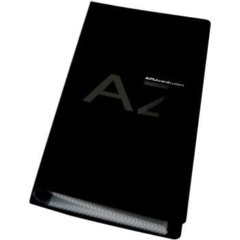 Clasor pentru carti vizita Apli negru 275x120mm 160pozitii