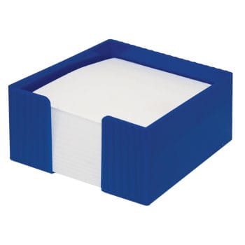 Suport pentru cub hartie FlaroStar albastru mat 90x90plastic