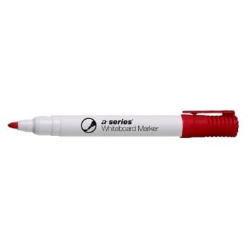 Marker pentru tabla A-series corp plastic alb vf 2mm rosu
