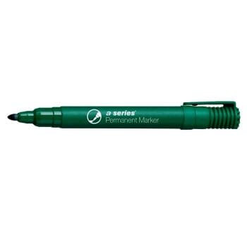 Marker permanent A-series corp plastic vf 2mm verde