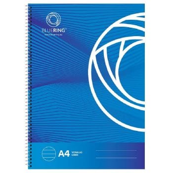 Caiet cu spira A4 Bluering 70 file offset 70g dictando coper