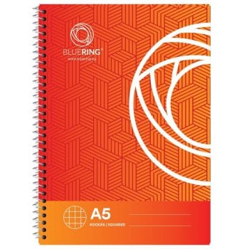 Caiet cu spira A5 Bluering 70 file offset 70g matematica cop