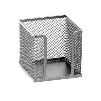 Suport pentru cub hartie mesh argintiu
