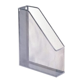 Suport vertical pentru documente mesh argintiu