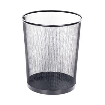 Cos pentru hartii mesh negru