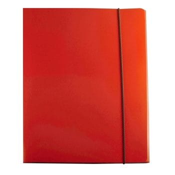 Mapa documente Ecomax inchidere cu elastic 260x336mm rosu