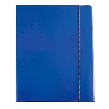 Mapa documente Ecomax inchidere cu elastic 260x336 albastru