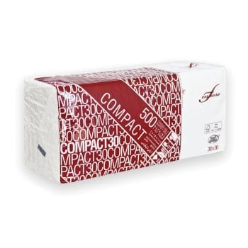 Servetele albe 1 str 30x30cm 500portii/UM