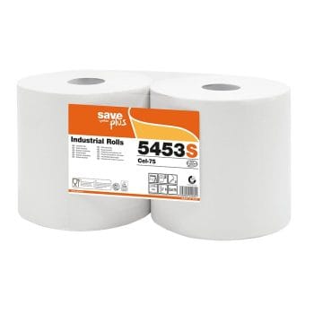 Laveta industriala 2str alba 1000 portii/rola 280m 2 role/UM