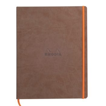 Notebook Rhodiarama A4+ 80 file ivory dictando maro