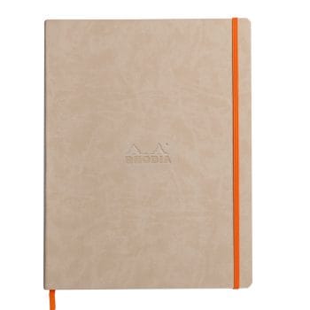 Notebook Rhodiarama A4+ 80 file ivory dictando bej