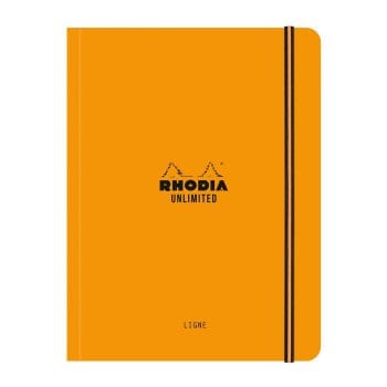 Caiet cu elastic Rhodia Unlimited A5+ 60f  dictando microper