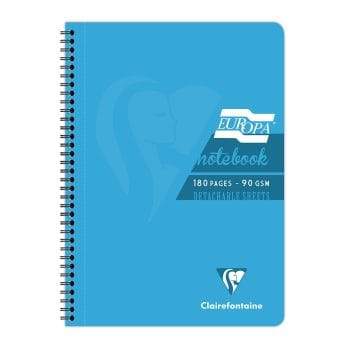 Caiet cu spira A4 EuropaGlossy Clairefontaine 90f detas dict