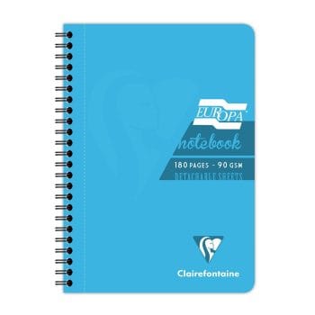 Caiet cu spira A5 EuropaGlossy Clairefontaine 90f detas dict