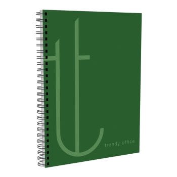 Caiet cu spira A4 Trendy Green 80 file matematica