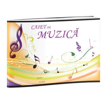 Caiet special B5 24 file 60g/mp muzica