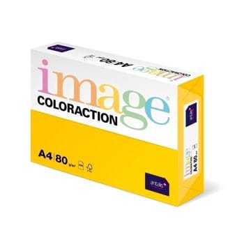 Hartie color Coloraction A4 80g 500 colitop galben intens (cutie)