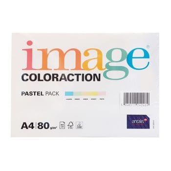 Hartie color Coloraction 80g mix 5x50coli culori pastel (top)