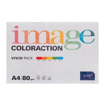 Hartie color Coloraction 80g mix 5 x 50 coli culori intense (top)