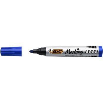 Marker permanent BIC 2000 varf rotund 1.7mm albastru
