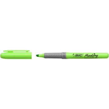 Textmarker BIC Highlighter Grip varf tesit 1-4mm verde