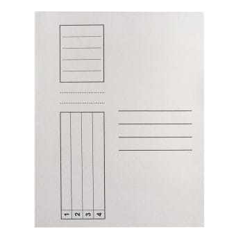 Dosar plic, carton, alb, 25 bucati/set