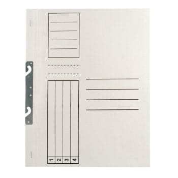 Dosar Standard alb incopciat 1/1 A4 carton 25 buc/um (set)