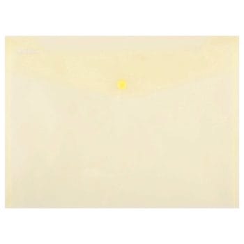 Mapa cu capsa A4 galben transparent PP 180 microni