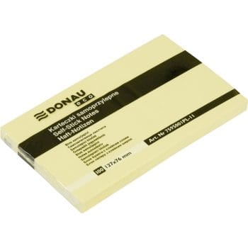 Notite adezive Donau 127x76mm 100 file galbene