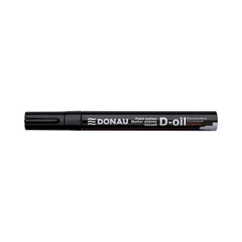 Marker permanent Donau cu vopsea corp metalic vf 2.8mm negru