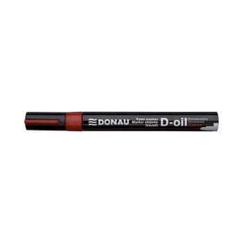 Marker permanent Donau cu vopsea corp metalic vf 2.8mm rosu