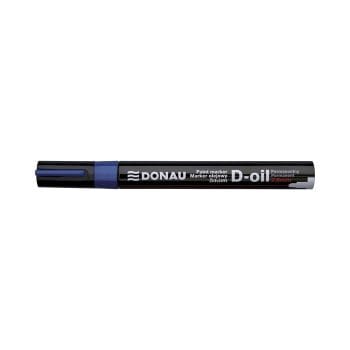 Marker permanent Donau cu vopsea corp metalic 2.8mm albastru