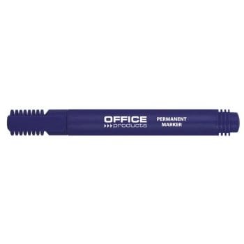 Marker permanent Office Products varf rotund 1-3mm albastru