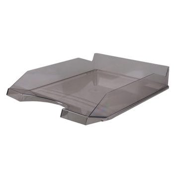 Tavita pentru documente Basic fumuriu