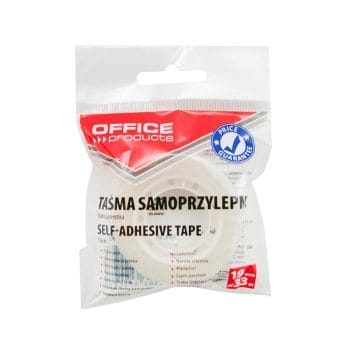 Banda adeziva OFFICE PRODUCTS 19mm x 33m transparent