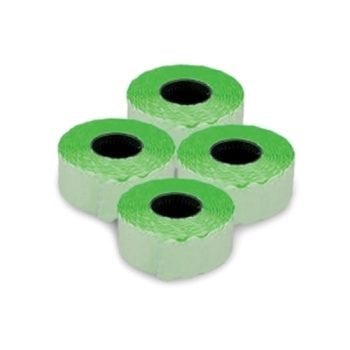 Etichete verde fluorescent 1500bucrola 22x12mm