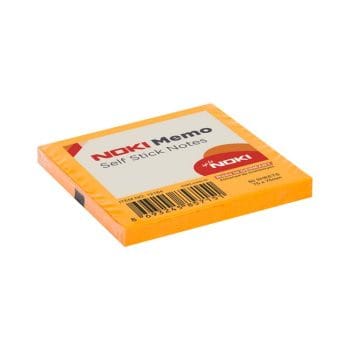 Notite adezive Noki orange 75x75mm 80 file/um
