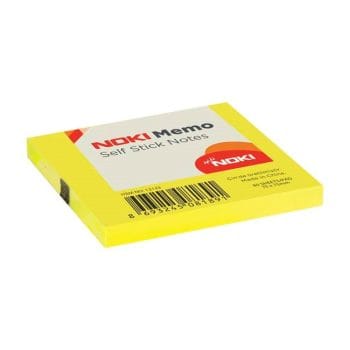 Notite adezive Noki galben 75x75mm 80 file/um