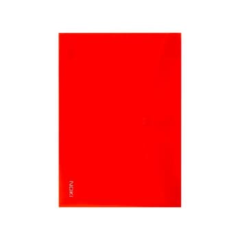 Mapa documente rosu inchidere cu capsa A4 plastic