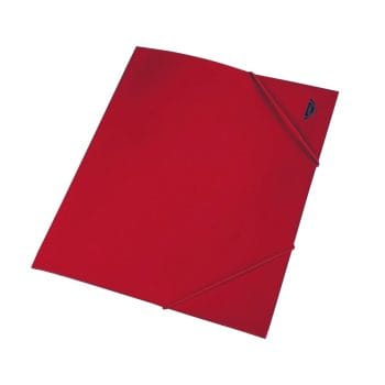 Mapa din plastic cu elastic A4 rosu