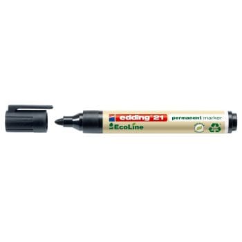 Marker Edding 21 Ecoline permanent varf rotund 1.5-3mm negru