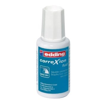 Fluid corector Edding pe baza de solvent pensula 20ml