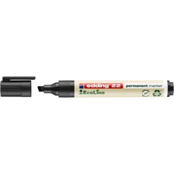 Marker Edding 22 Ecoline permanent varf tesit 1-5mm negru