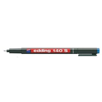 Marker Edding 140 OHP permanent varf 0.3mm albastru